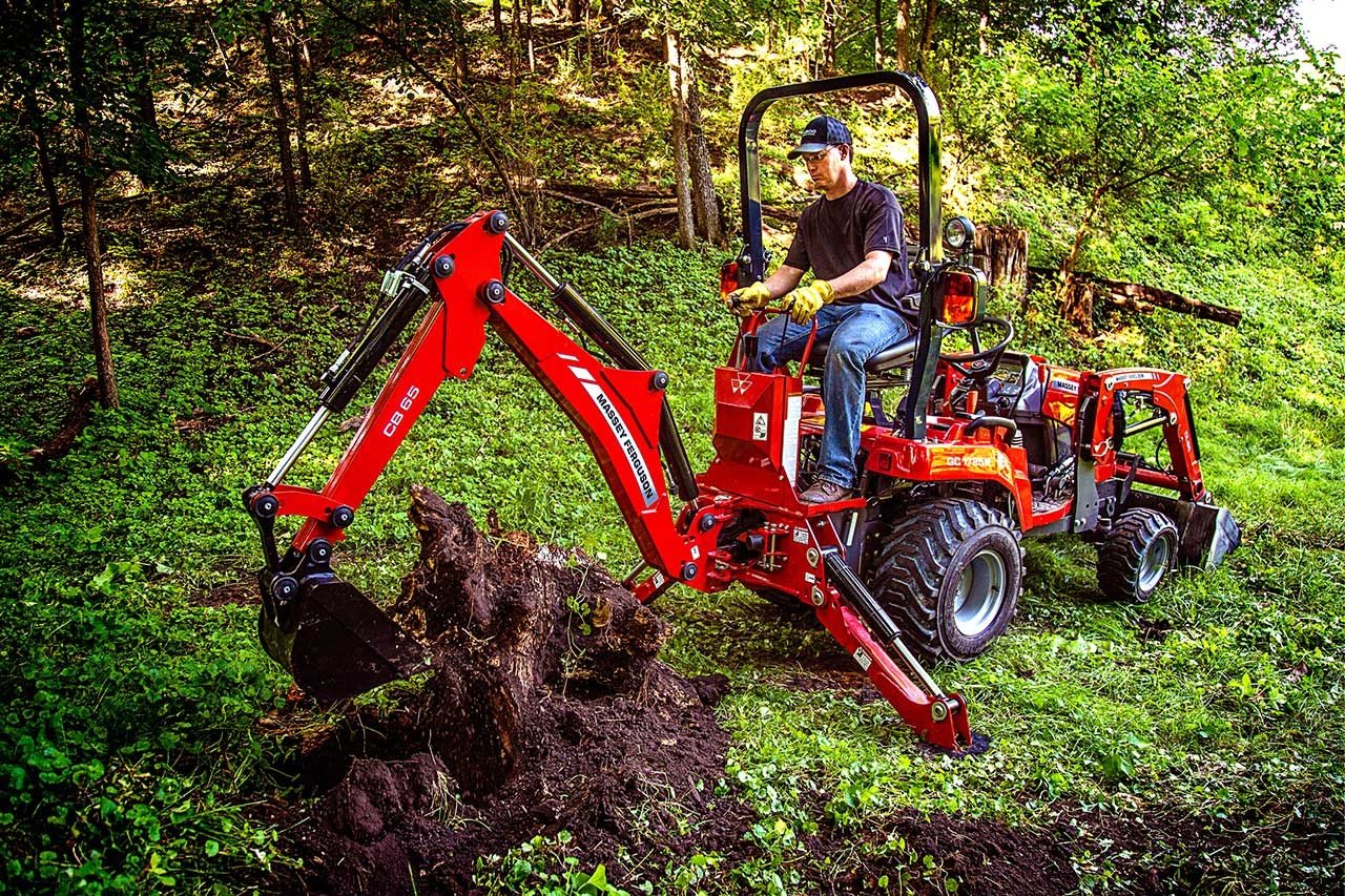Massey Ferguson Tractor Digging