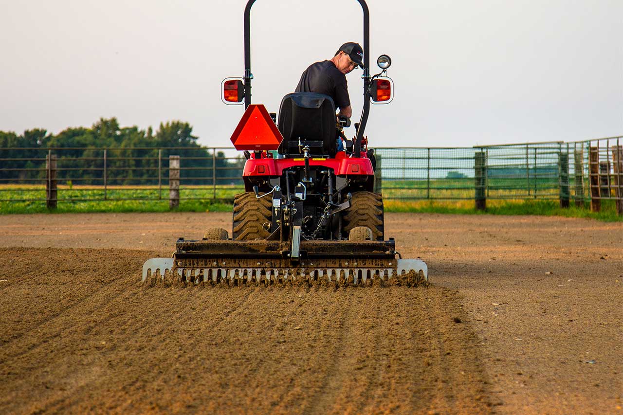 Massey Ferguson Tractor Tilling
